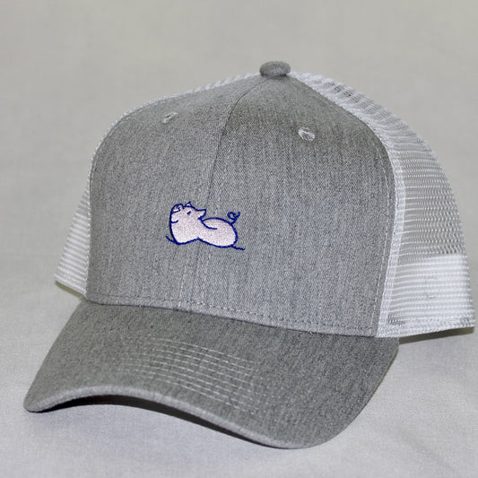 Grey / White Trucker Hat