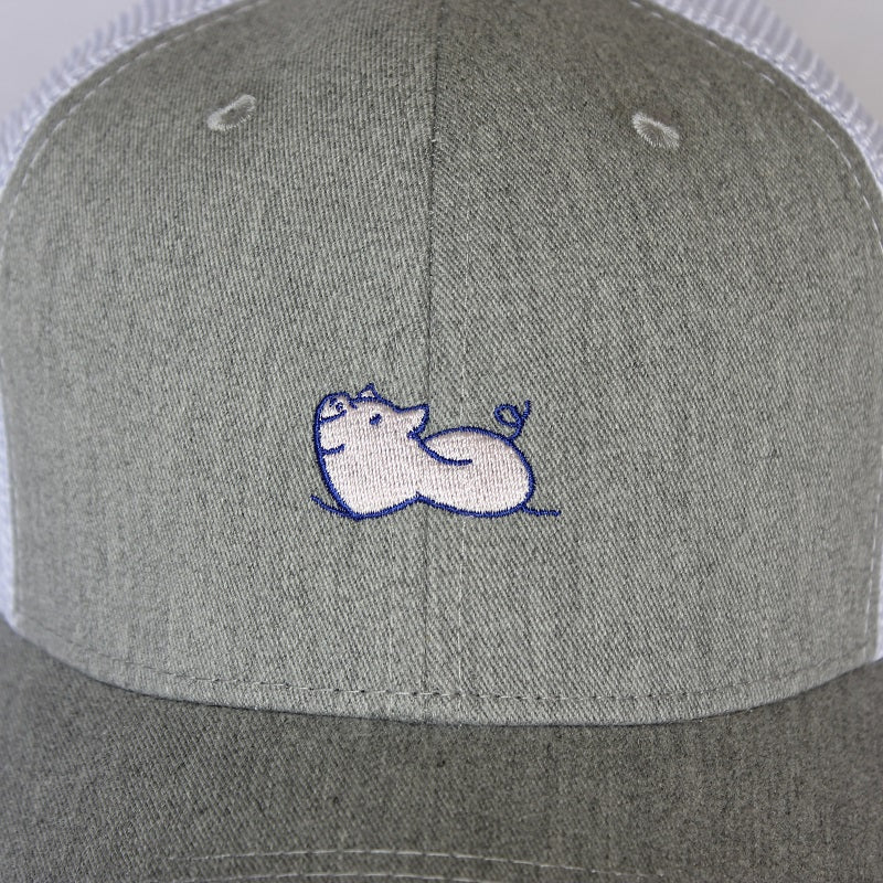 Grey / White Trucker Hat